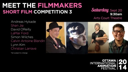 Meet The Filmmakers Competition 3 - Slide - OIAF14 Original Template by Anthony Labonté